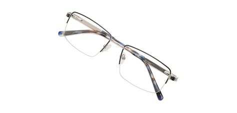 Specsmakers Happster Unisex Eyeglasses Halfframe Rectangle Large 54 Metal Sm Xjc2044 Optical