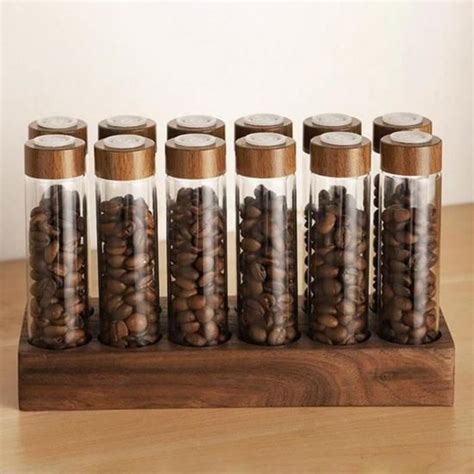 Lot De 12 Tubes De Stockage En Grains De Café À Dose Unique Avec