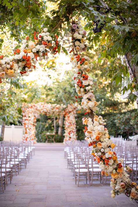 Fall Wedding Ceremony Decor Ideas - Mindy Weiss