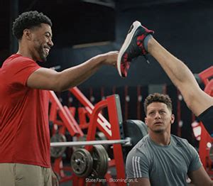 Patrick Mahomes Gym Workout State Farm Commercial - Sports Geekery