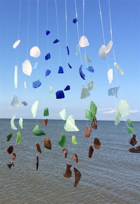 Custom Wind Chime Genuine Texas Seaglass Wind By Gulfcoasttreasure