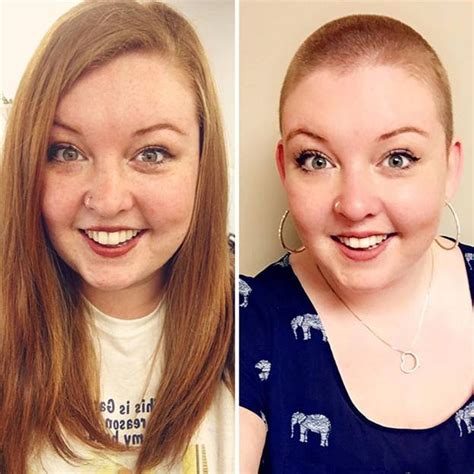 30 Before And After Pics Of People Cutting Their Long Hair To Donate It To Cancer Patients