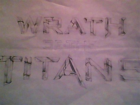 Wrath Of The Titans Logo By Liljohnr100 On Deviantart