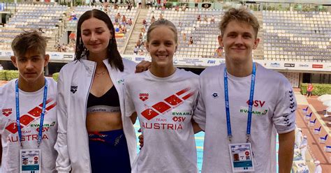 Österreichischer Schwimmverband Zwei OSV Athleten in den JEM Finalläufen