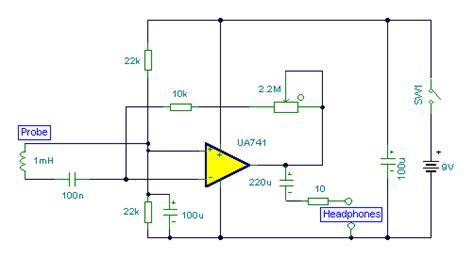 Electromagnetic Field Detector - Measuring_and_Test_Circuit - Circuit ...