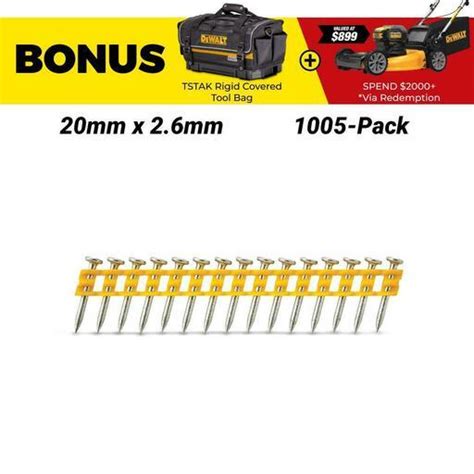 Dewalt Dcn Pack Mm X Mm Concrete Pins Suit Dcn