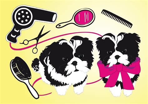 Clipart dog grooming salon