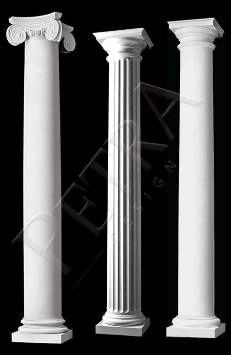 Interior and exterior columns , FRP columns, precast columns, cast ...