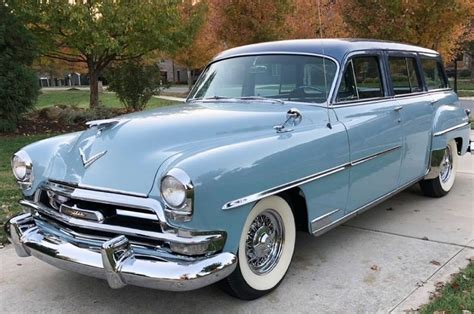 1954 Chrysler New Yorker Town Country station wagon Ретро