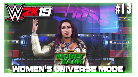 Wwe 2k19 Womens Universe Mode 13 Mitb Ppv Ps4 Youtube