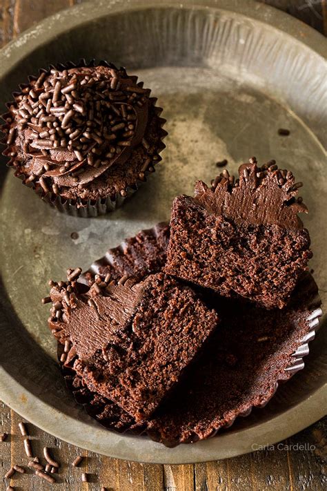 Small Batch Chocolate Cupcakes Homemade In The Kitchen