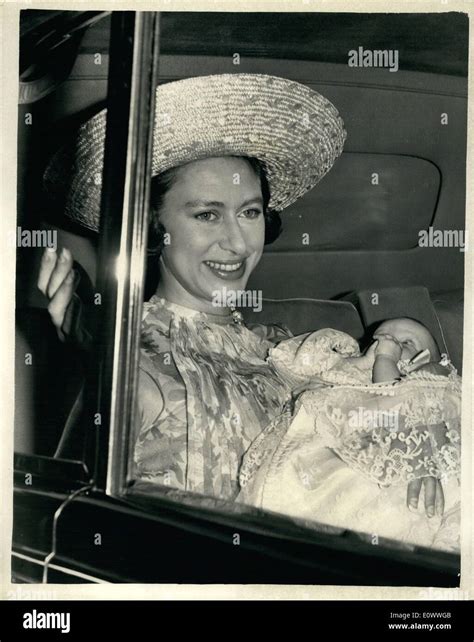 Jul 07 1964 Princess Margaret S Daughter Lady Sarah Is Christened At Buckingham Palace Lady