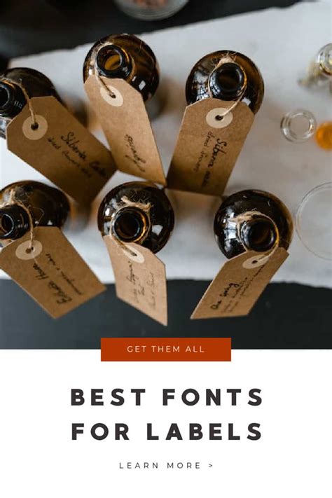 Best Fonts for Labels | Ellen Blogs