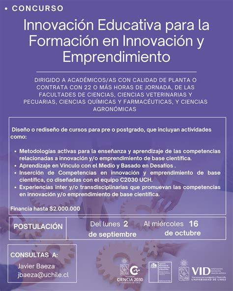 Concurso Innovación Educativa para la Formación en Innovación y