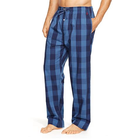 Lyst Polo Ralph Lauren Buffalo Plaid Pajama Pant In Blue