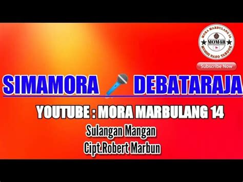 Sulangan Mangan Lagu Batak Cover Mora Marbulang 14 Cipt Robert