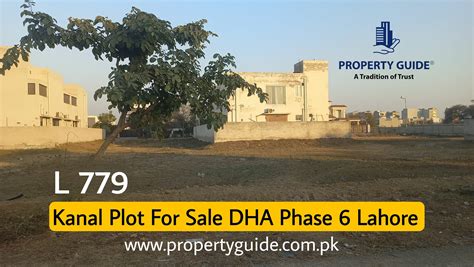 Kanal Plot For Sale 779 L Block Dha Phase 6 Lahore