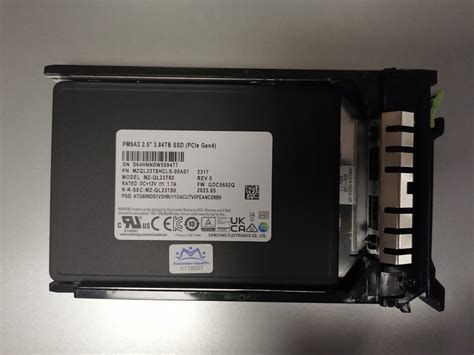 Samsung SSD U.2 PM9A3 — MZQL23T8HCLS-00A07 | Лаборатория сисадмина | Дзен