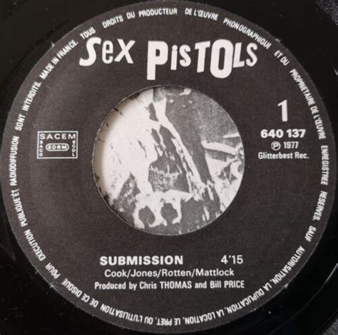 Popsike SEX PISTOLS Submission 7 1977 French Pressing Sex