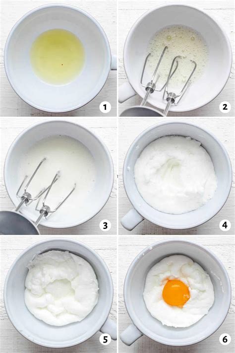 Cloud Eggs {Easy Microwave Method} | FeelGoodFoodie