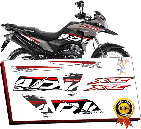 Kit Jogo Faixas Adesivos Xre 190 Adventure 2016 A 2023 Carta