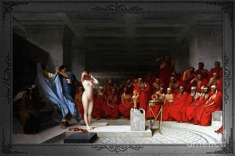 Phryne Revealed Before The Areopagus By Jean Leon Gerome Fine Art