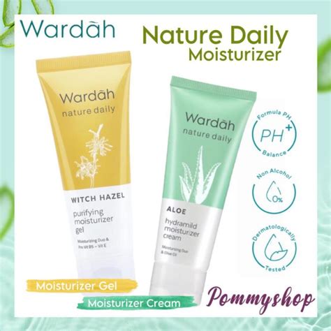 Jual Wardah Nature Daily Aloe Hydramild Moisturizer Cream 40ml And Witch