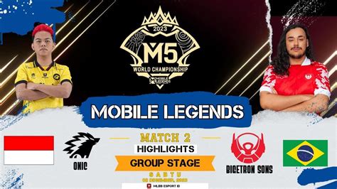 Onic Vs Bigetron Sons Game Group Stage M World Championship