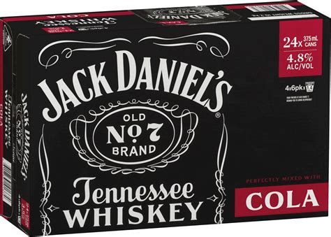 Jack Daniels Cola Can 375mL First Choice Liquor Market