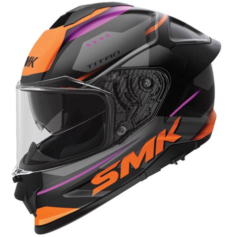 Smk Titan Firefly Full Face Helmet For Men Women