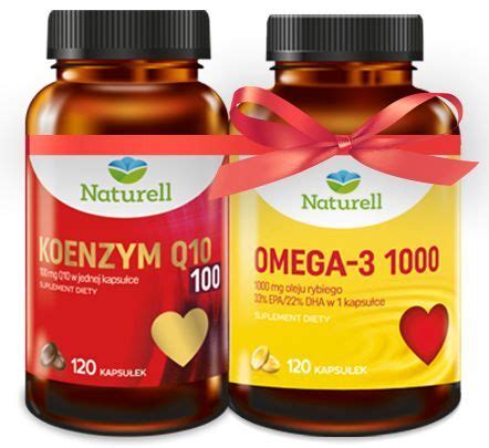 Zestaw Naturell Koenzym Q10 I Omega 3 1000 Witaminy Suplementy Dla