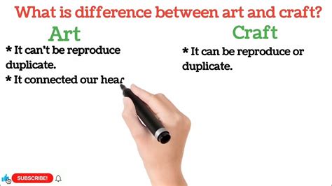 What Is Difference Between Art And Craft Art Craft Defferent Viralvideo Youtubers Youtube