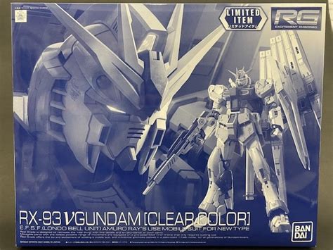 Review Rg Nu Gundam Clear Color Gunjap