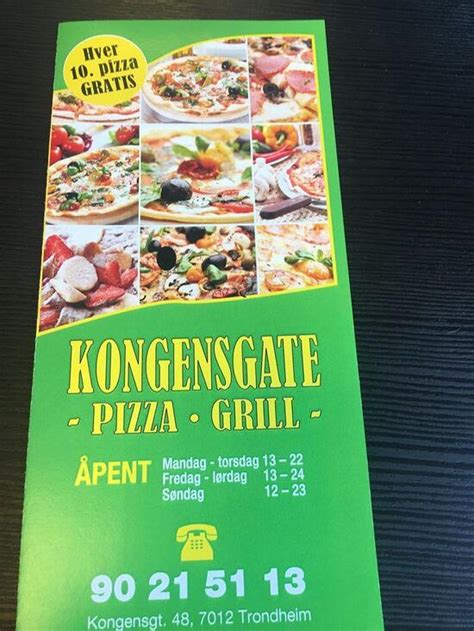 Kongens Gate Pizza Og Grill Restaurant Trondheim Restaurant Reviews