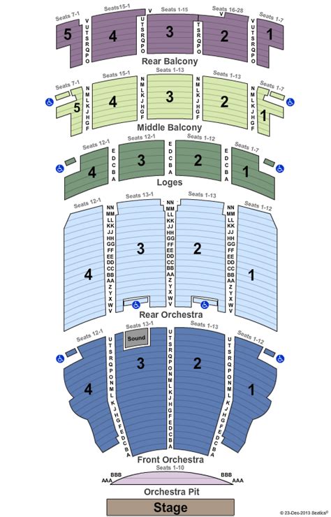 Celtic Woman Tickets - Akron Civic Theatre Seating Chart