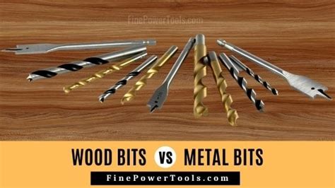 Wood Vs Metal Drill Bits Identify Differences And Types