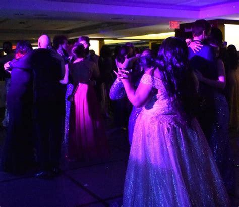 Couple Slow Dancing At Prom