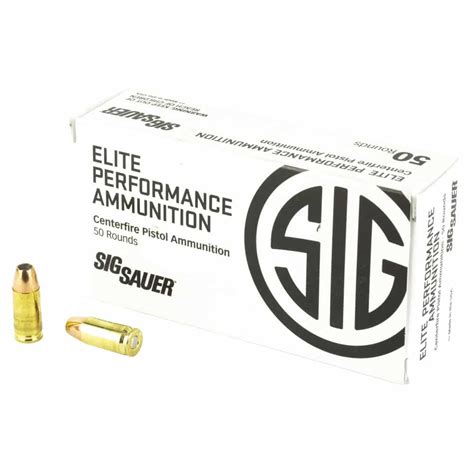 Sig Sauer Elite Performance V Crown Mm Gr Jhp Round Box The