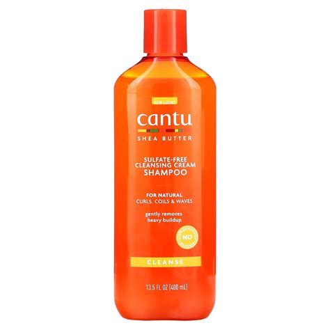 Cantu Shea Butter For Natural Hair Sulfate Free Cleansing Cream Shampoo