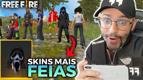 Fiz Um Concurso De Skins Valendo O Item Mais Raro Do Free Fire Youtube