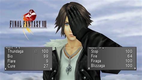 Final Fantasy Viii Remastered All Magic Exhibition Youtube