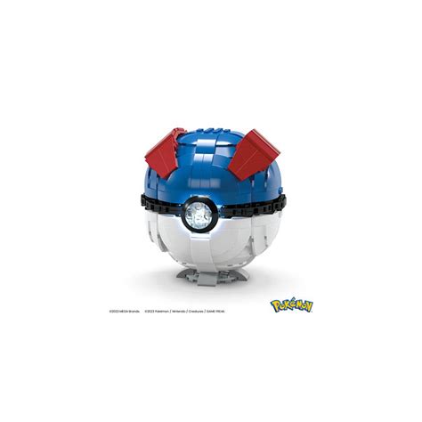 Mattel GAMES Mega HMW04 Pokémon Jumbo Superball Bausatz Bürobedarf