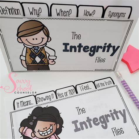 Teaching Kids About Integrity - Savvy School Counselor