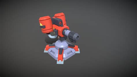 Fire Turret 3D Model By Opsdays 176fa4b Sketchfab