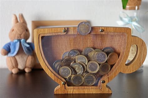 Personalized Wood Pig Coin Piggy Bank T Money Bank Etsy In 2020