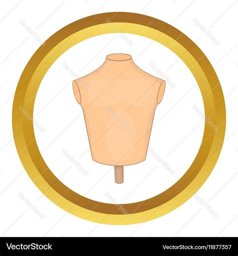 Mannequin Or Dressmakers Dummy Icon Royalty Free Vector