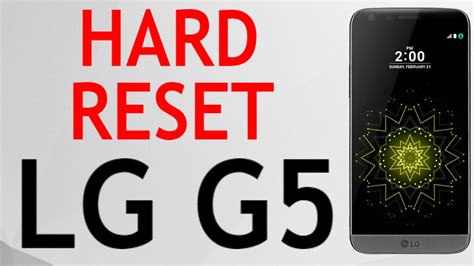 Hard Reset Eliminar Pin ContraseÑa Patron Lg G5 Facil Y Bien