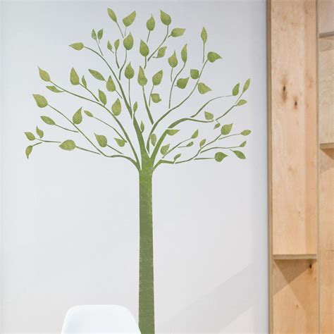 Large Tree Wall Stencil - Large Wall Stencil - Tree Wall Stencils – StencilsLAB Wall Stencils