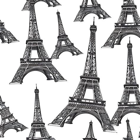 Premium Photo Eiffel Tower Pattern