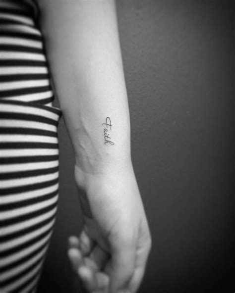 Meaningful Word Wrist Tattoo Believe Wrist Tattoo Infinity Tattoo On